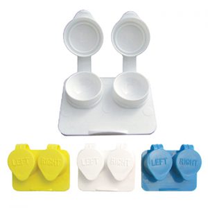 Smooth Flat Contact Lens Cases | Deep Well Design | 50 Mixed Colors | Leak-Resistant& Latex-Free