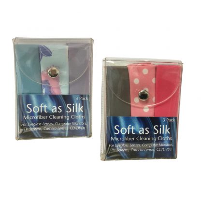 Soft As Silk Lens Cleaning Cloths - 3 Pack - Optigear