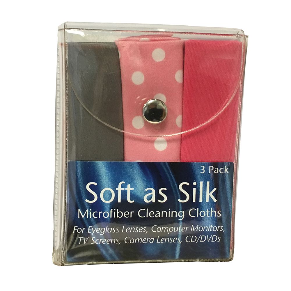 Soft As Silk Lens Cleaning Cloths - 3 Pack - Optigear