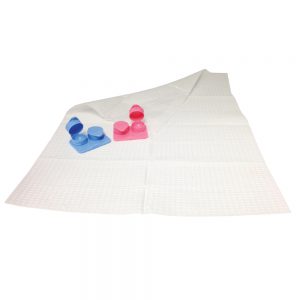 Contact Lens Dispensing Towel | 2-Ply Poly-Backed | 18″x13″ | Disposable Surface Protection | Case of 500