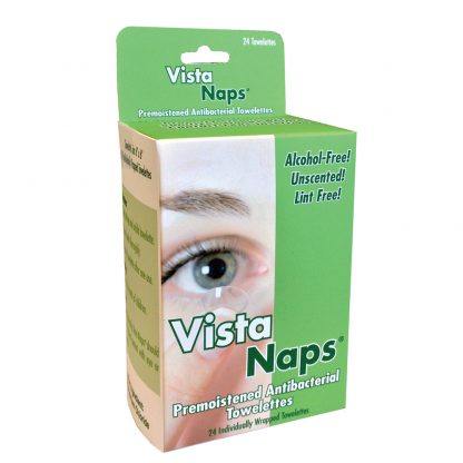 Vista Naps® Premoistened Antimicrobial Towelettes - Retail Box