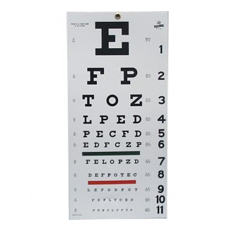 Snellen Eye Chart - 20' Distance