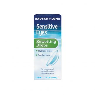 Bausch and Lomb Sensitive Eyes Rewetting Drops (1 oz)