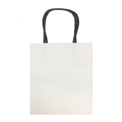 Small, White, Eco-Friendly Kraft Paper Bags