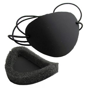 Eye Patch with Foam Edging | Soft Adjustable Fit | For Amblyopia or Post-Surgery | Adult & Child Sizes