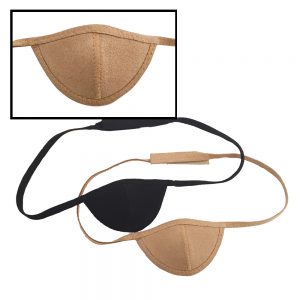 Ultrasuede Eye Patch | Adjustable Strap | Soft, Washable Comfort for Occlusion Therapy