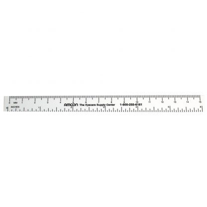 White PD Ruler -6 Inch - Optigear