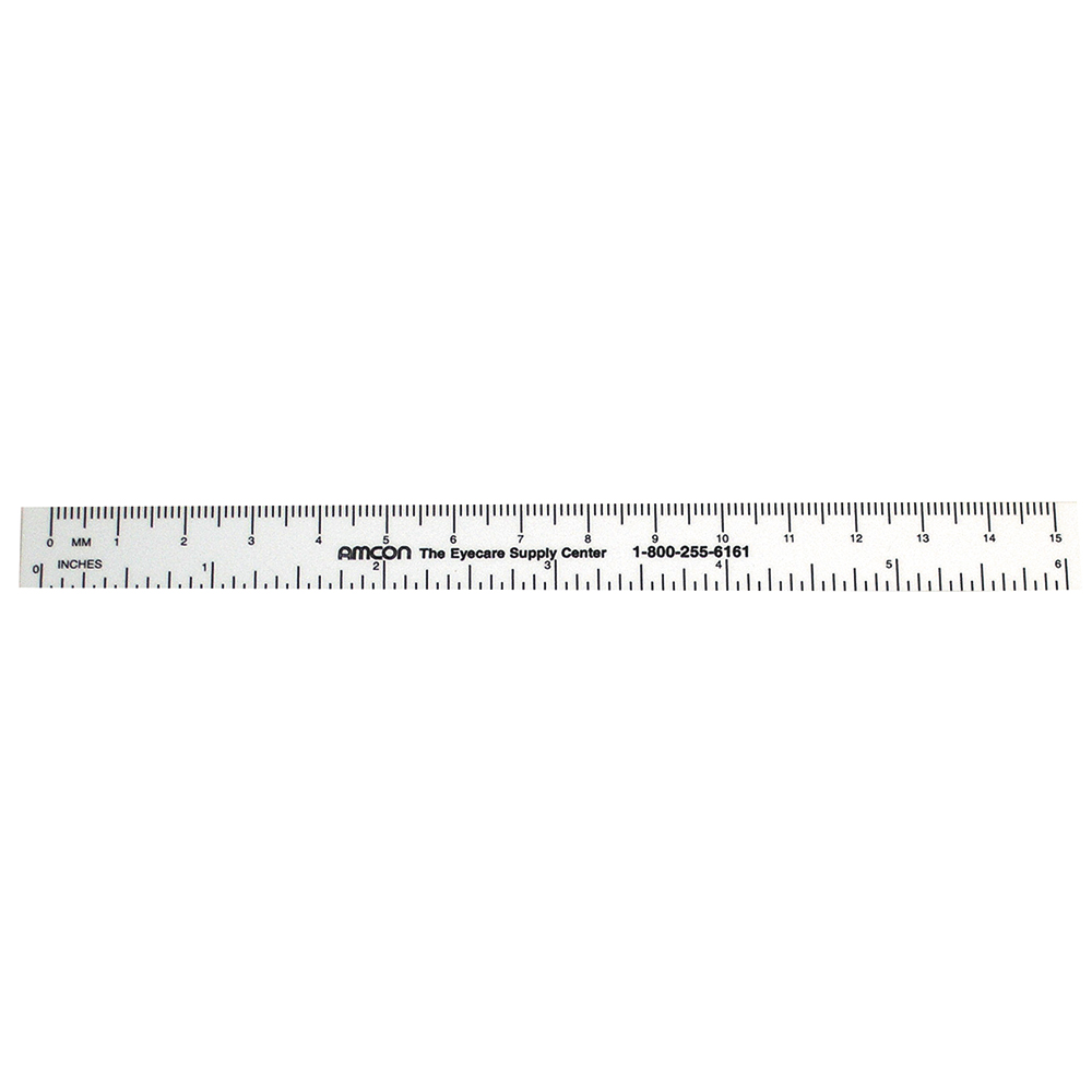 White PD Ruler -6 Inch - Optigear