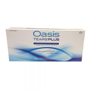 Oasis TEARS® Plus PF Lubricant Eye Drops | Preservative-Free | 30 Single-Use Vials