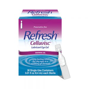 Refresh Celluvisc® Lubricant Eye Gel | Preservative-Free | Extra-Strength Dry Eye Relief in Single-Use Vials