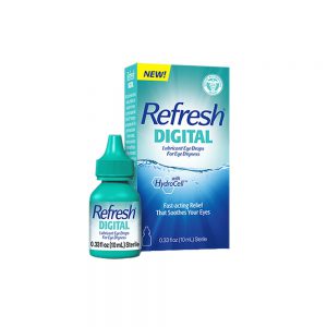 Refresh Digital Lubricant Eye Drops | 10mL Bottle | Fast Relief for Screen-Related Dry Eyes