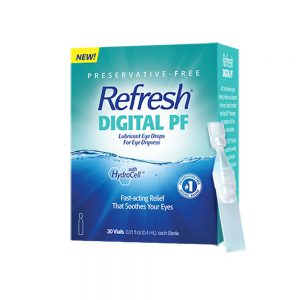 Refresh Digital PF Lubricant Eye Drops | 30 Single-Use Vials | Preservative-Free Relief for Screen Fatigue