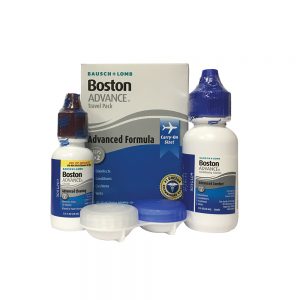 Boston Advance Travel Pack | RGP Lens Cleaner & Conditioner | Includes Case | TSA-Approved Sizes