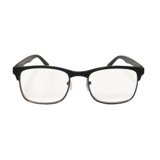 Hipster Black Reader with Blue Blocker & Anti-Reflective Coated Lenses