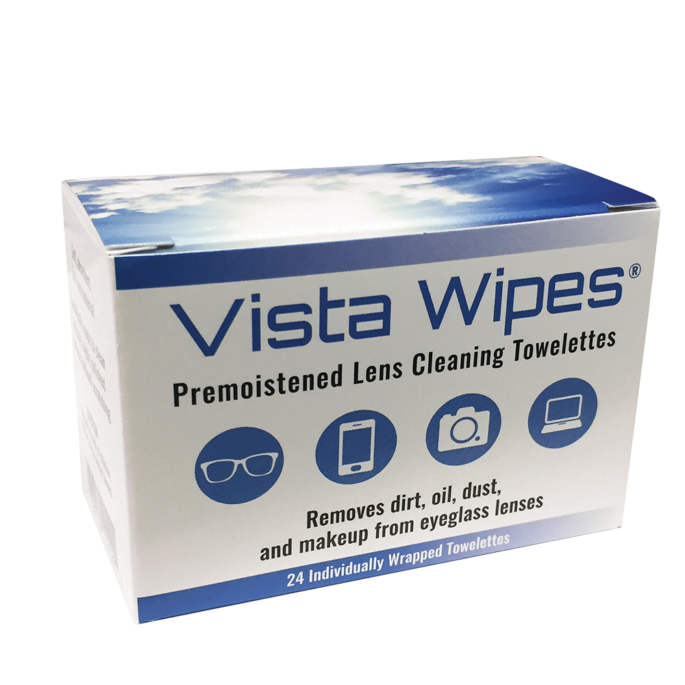 Vista Wipes™ Premoistened Lens Towelettes - Optigear